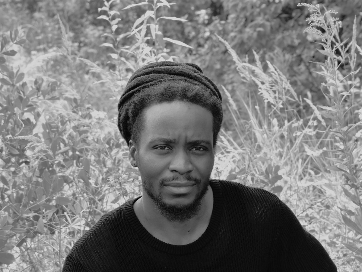 Black-and-white portrait of Marx Mumbuwa